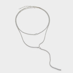 Alata Silver/Clear Multi Women's Cubic Zirconia - Necklace | Aldo online