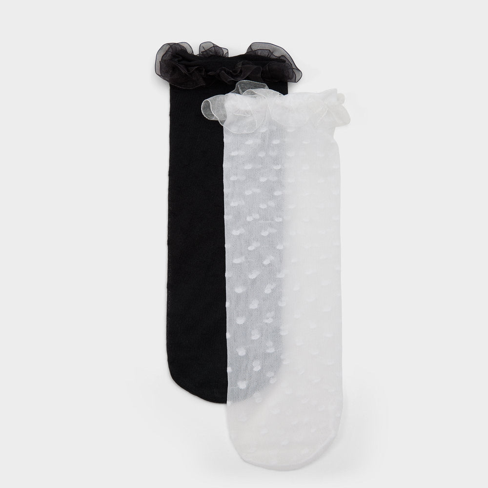 Polkafrill in Black White - Socks | Aldo discount