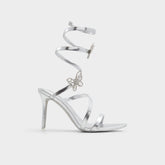 Ocia in Silver - Stiletto strappy sandal | Aldo online