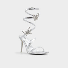 Ocia in Silver - Stiletto strappy sandal | Aldo online