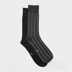 Nightstripe in Dark Grey - Crew socks | Aldo online