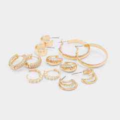 Talalagyn Gold/Clear Multi Women's Earrings - Hoop earrings | Aldo on sale