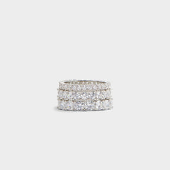 Uniawen Silver/Clear Multi Women's Rings - Stackable rings | Aldo online