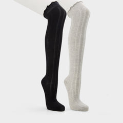 Frillie in Black White - Knee high socks | Aldo for sale