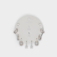Fivelookss Silver/Clear Multi Women's Earrings - Earring set | Aldo sale