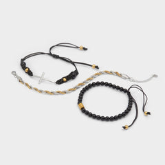 Waoron Black/Gold Multi Men's Jewelry - Bracelet | Aldo sale
