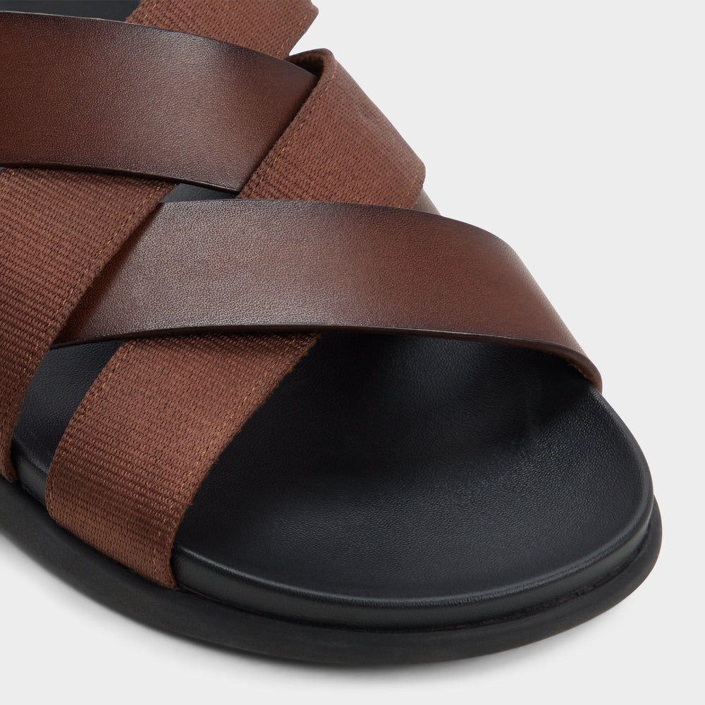 Florian in Dark Brown - Slide sandal | Aldo outlet