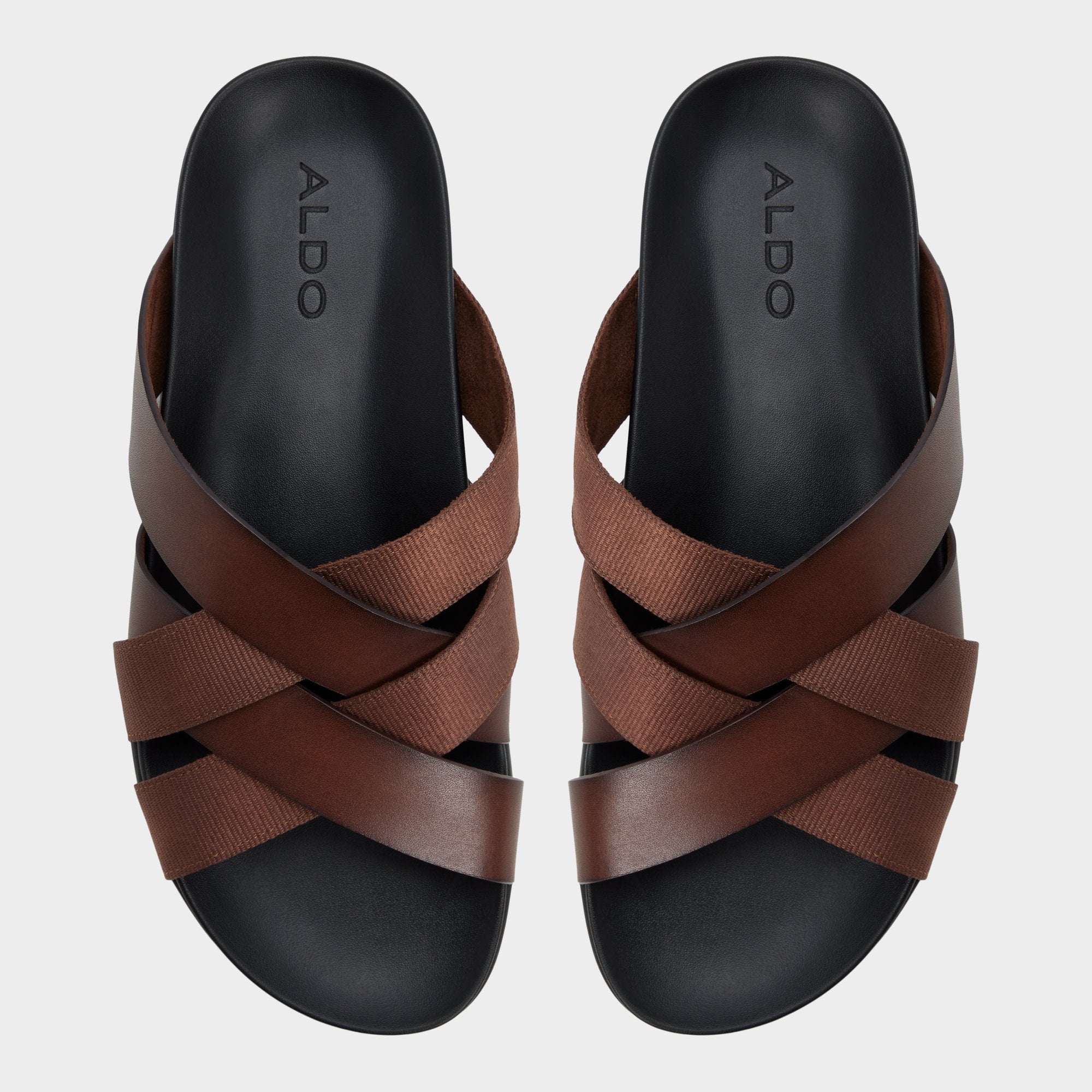 Florian in Dark Brown - Slide sandal | Aldo outlet