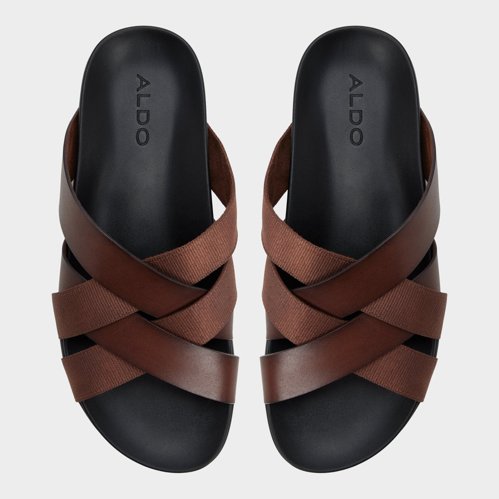 Florian in Dark Brown - Slide sandal | Aldo outlet