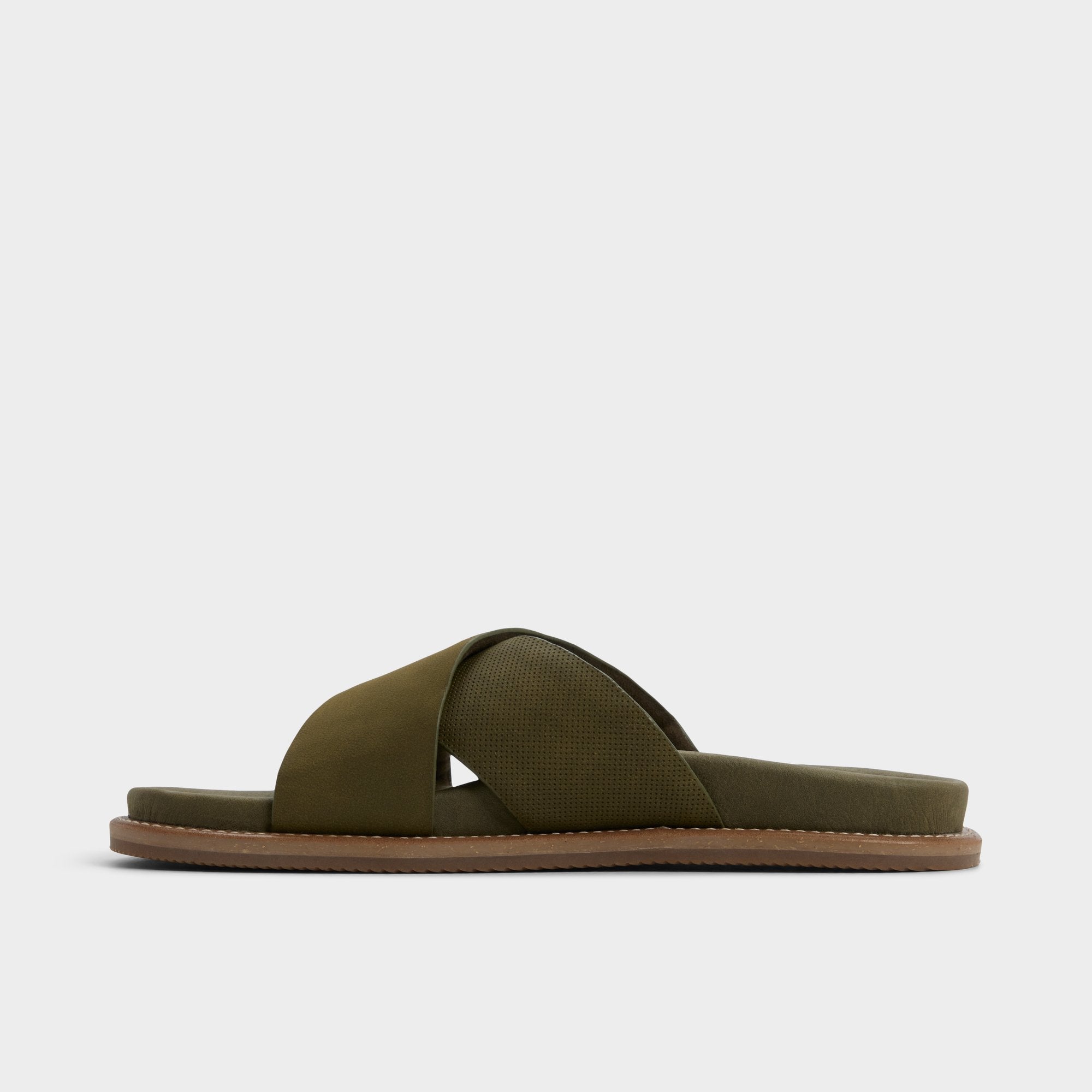 Marrin in Olive - Slide sandal | Aldo outlet