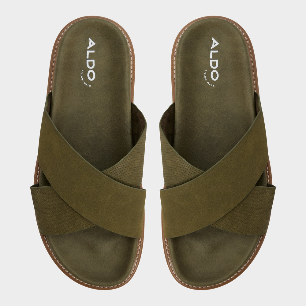 Marrin in Olive - Slide sandal | Aldo outlet