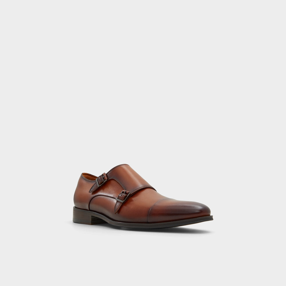 Axwell Cognac Men's Dress Shoes - Monkstrap loafer | Aldo on sale