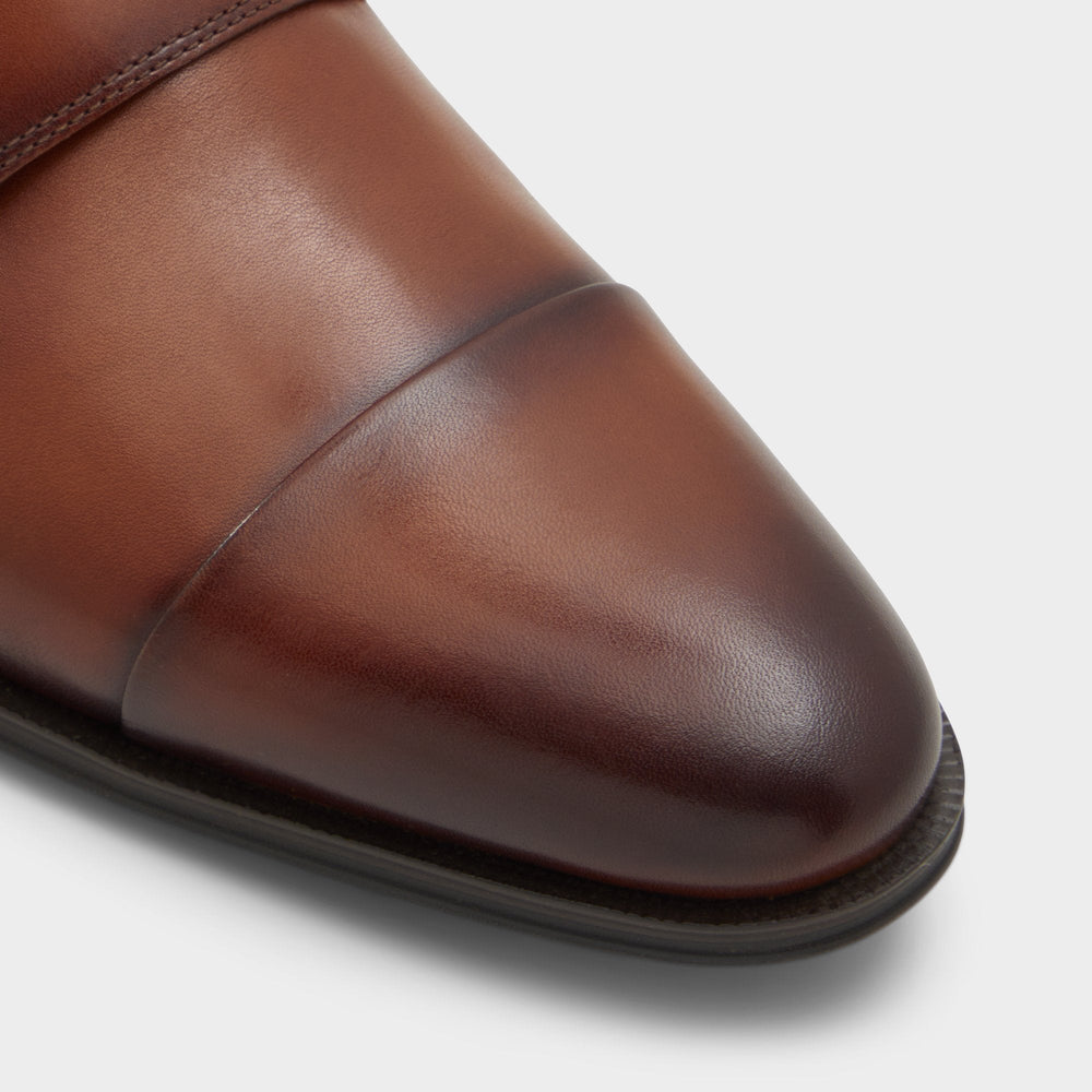 Axwell Cognac Men's Dress Shoes - Monkstrap loafer | Aldo on sale
