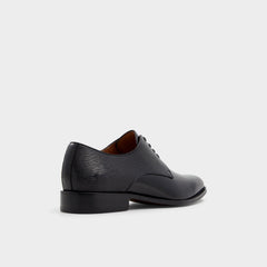 Halbart Black Leather Embossed Men's Oxfords & Lace-ups - Oxford shoe | Aldo sale