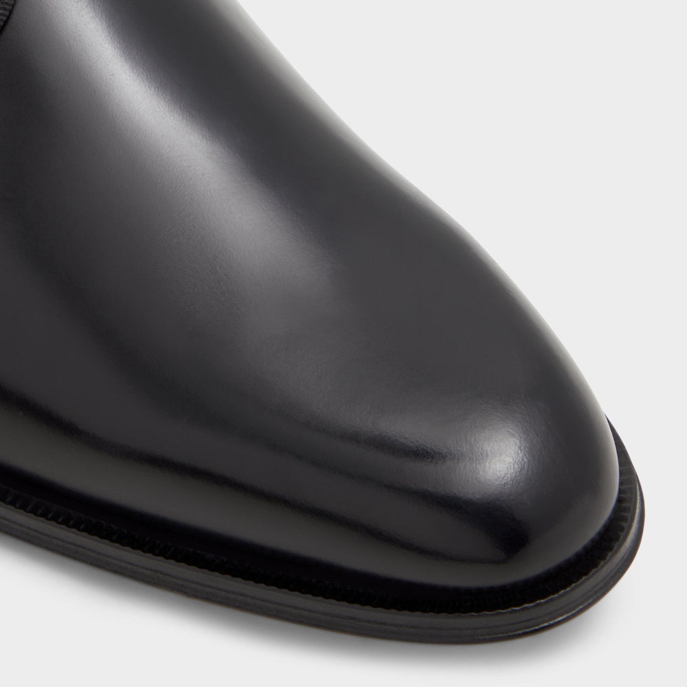 Halbart Black Leather Embossed Men's Oxfords & Lace-ups - Oxford shoe | Aldo sale