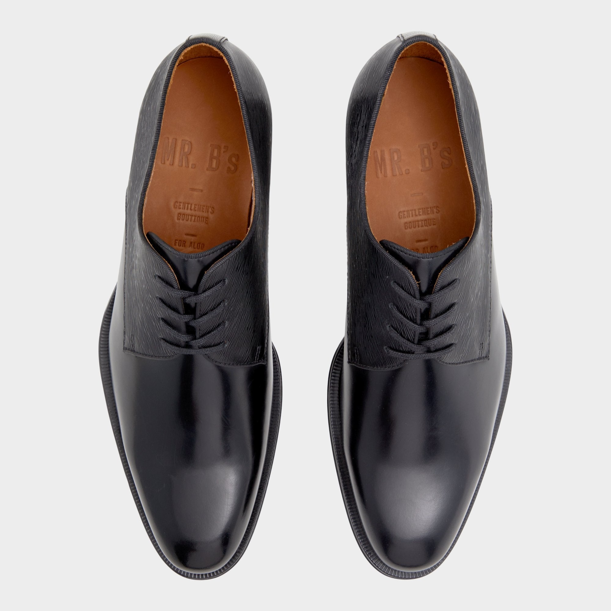Halbart Black Leather Embossed Men's Oxfords & Lace-ups - Oxford shoe | Aldo sale