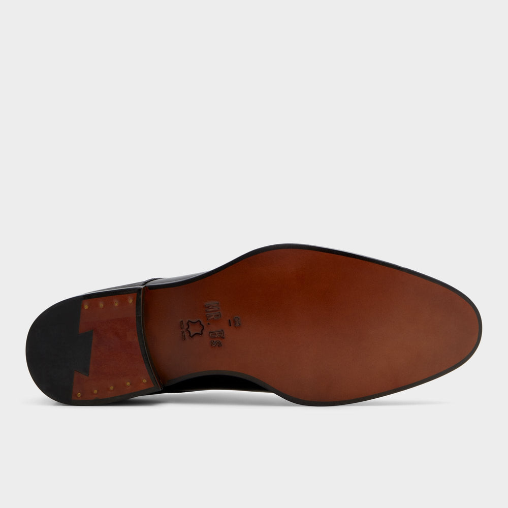 Halbart Black Leather Embossed Men's Oxfords & Lace-ups - Oxford shoe | Aldo sale