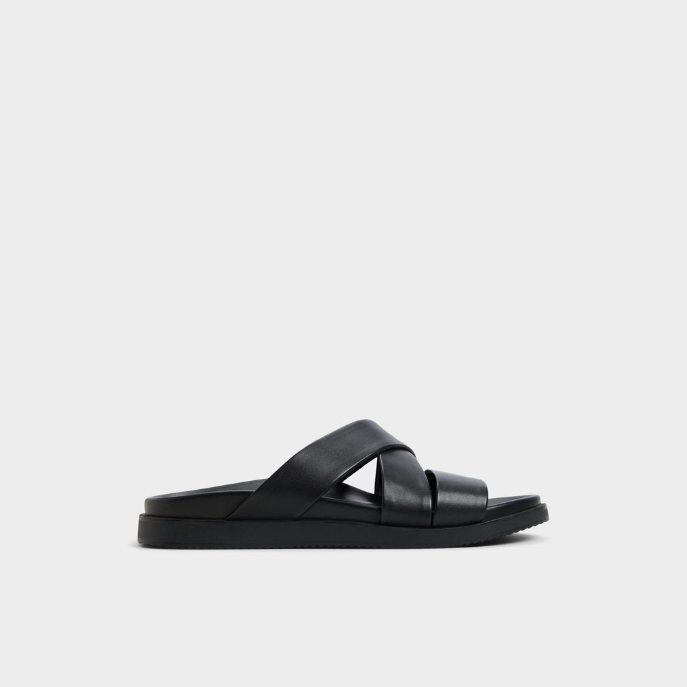 Kairo Black Men's Sandals & Slides - Slide sandal | Aldo outlet