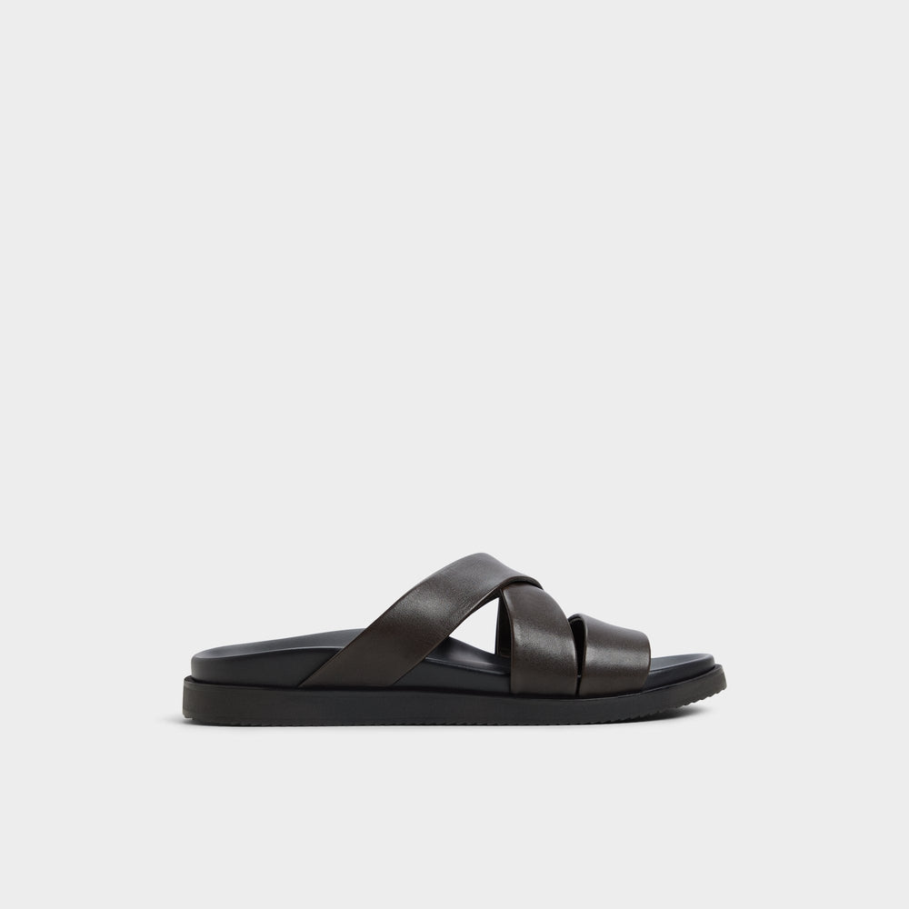 Kairo Dark Brown Men's Sandals & Slides - Slide sandal | Aldo sale