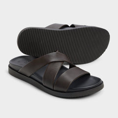 Kairo Dark Brown Men's Sandals & Slides - Slide sandal | Aldo sale
