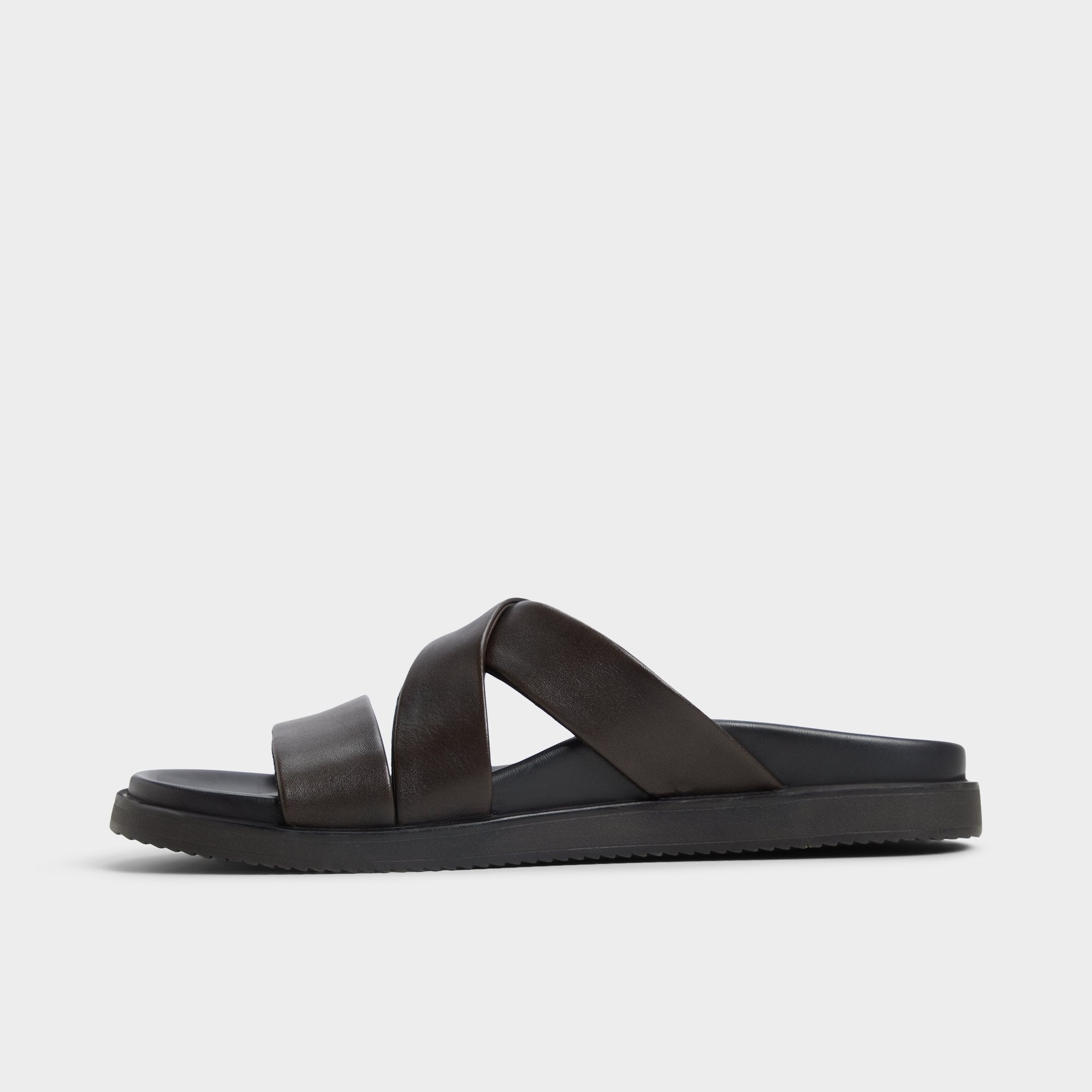 Kairo Dark Brown Men's Sandals & Slides - Slide sandal | Aldo sale