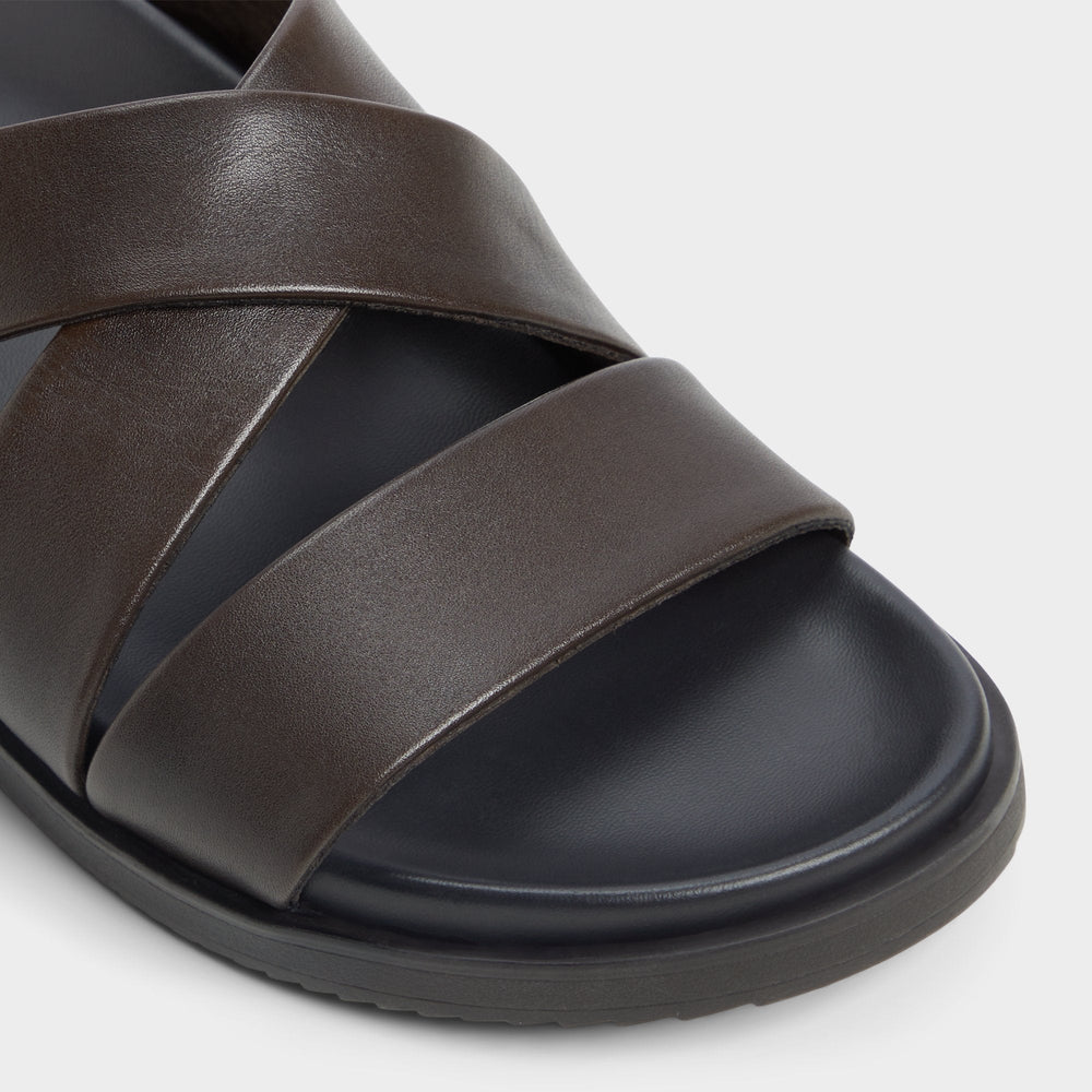 Kairo Dark Brown Men's Sandals & Slides - Slide sandal | Aldo sale