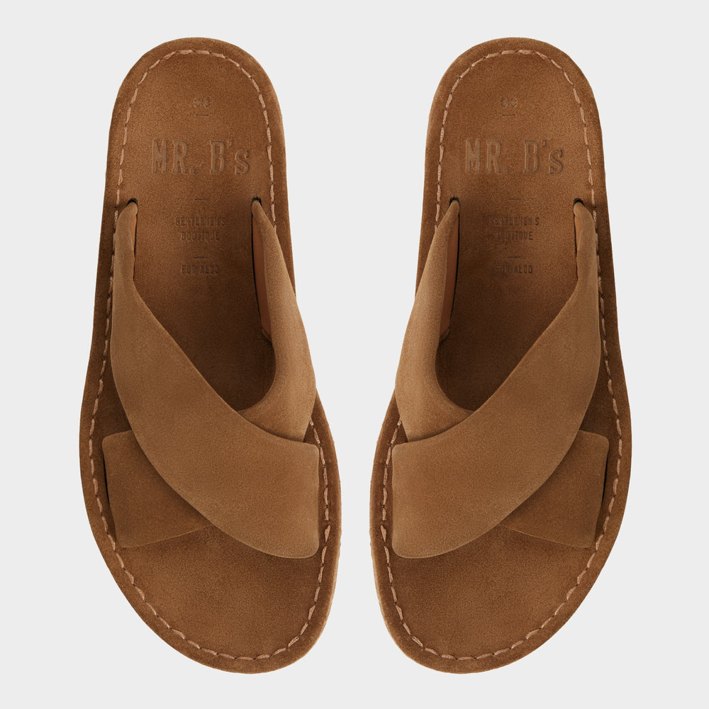Steele Light Brown Men's Sandals & Slides - Slide sandal | Aldo on sale
