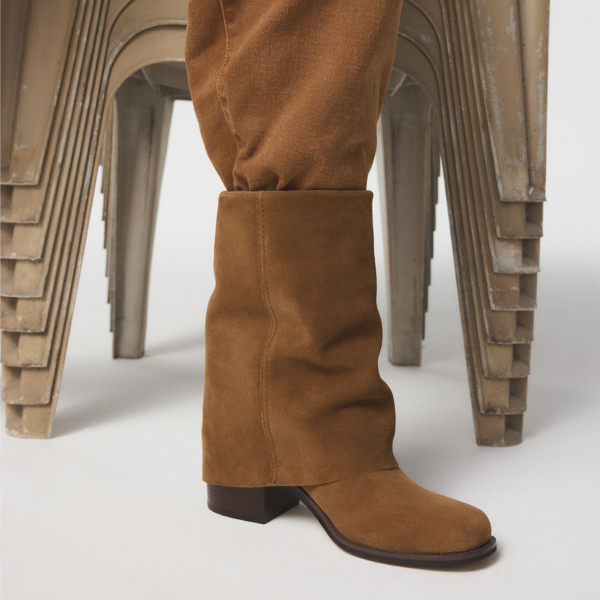 Nolya in Medium Brown - Ankle boot, Block heel | Aldo on sale