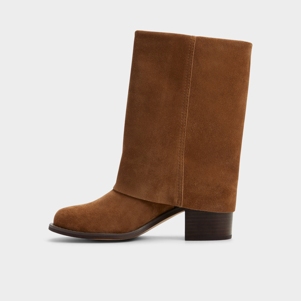Nolya in Medium Brown - Ankle boot, Block heel | Aldo on sale