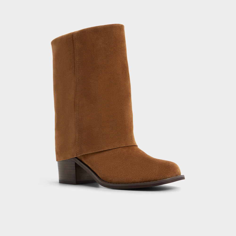 Nolya in Medium Brown - Ankle boot, Block heel | Aldo on sale