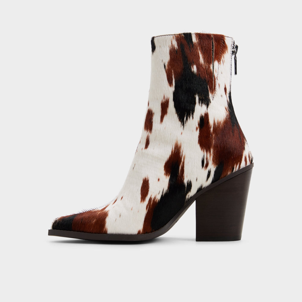 Norelle in Open Brown - Ankle boot, Block heel | Aldo outlet