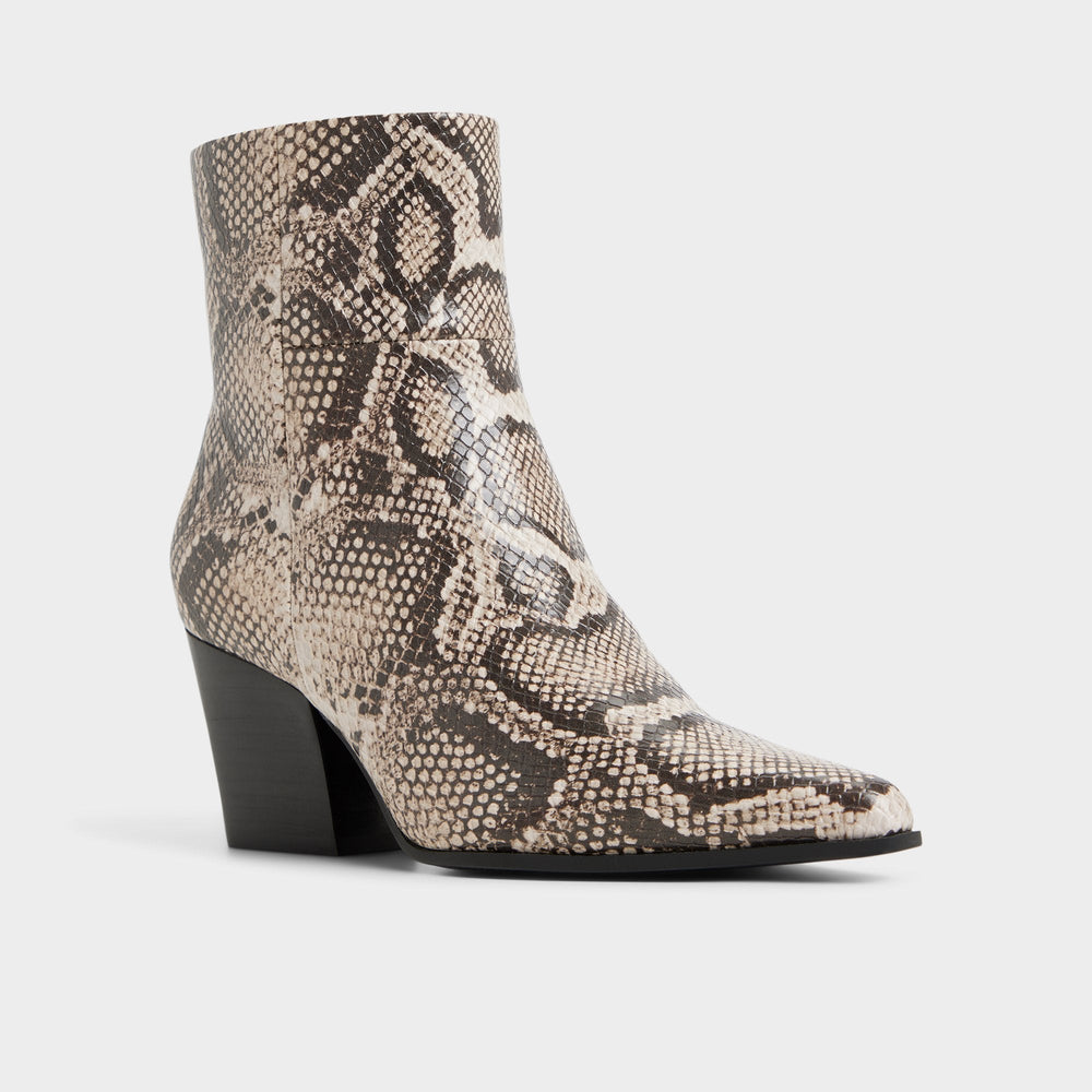 Shanah in Open Brown - Ankle boot, Block heel | Aldo online