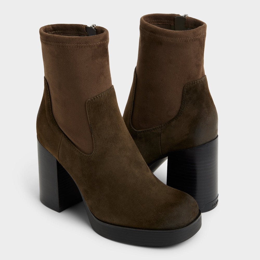 Seraphica in Dark Brown 14116582 - Ankle boot, Platform | Aldo discount