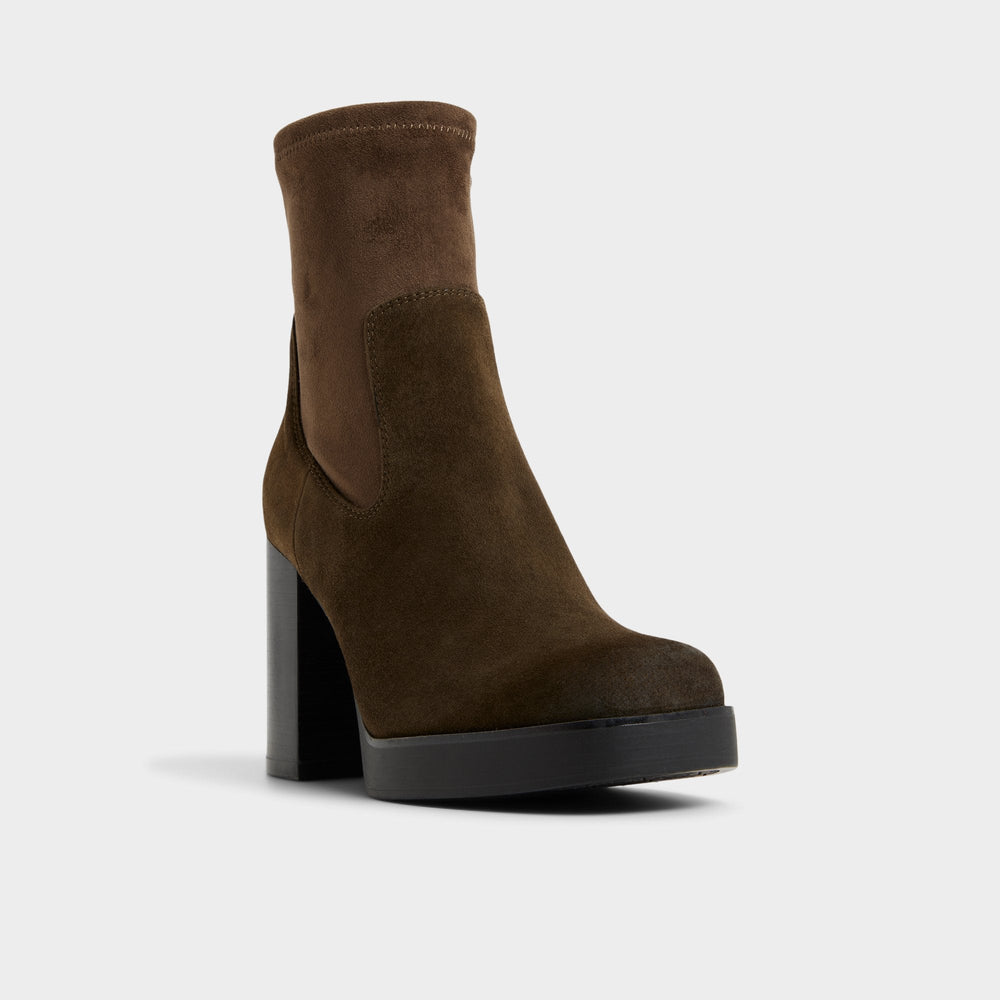 Seraphica in Dark Brown 14116582 - Ankle boot, Platform | Aldo discount