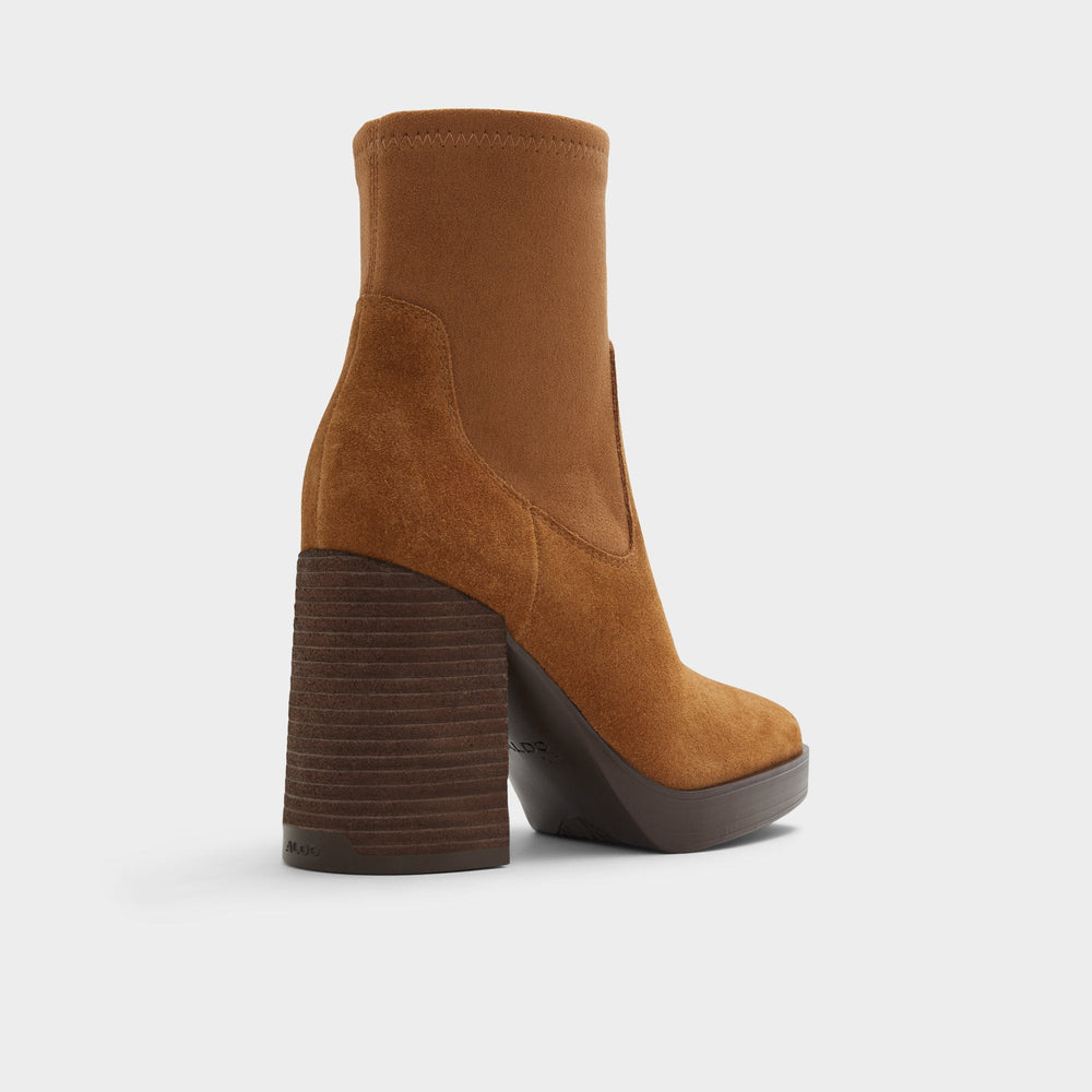 Voss Dark Brown Women's Casual boots - Ankle boot, Block heel | Aldo discount