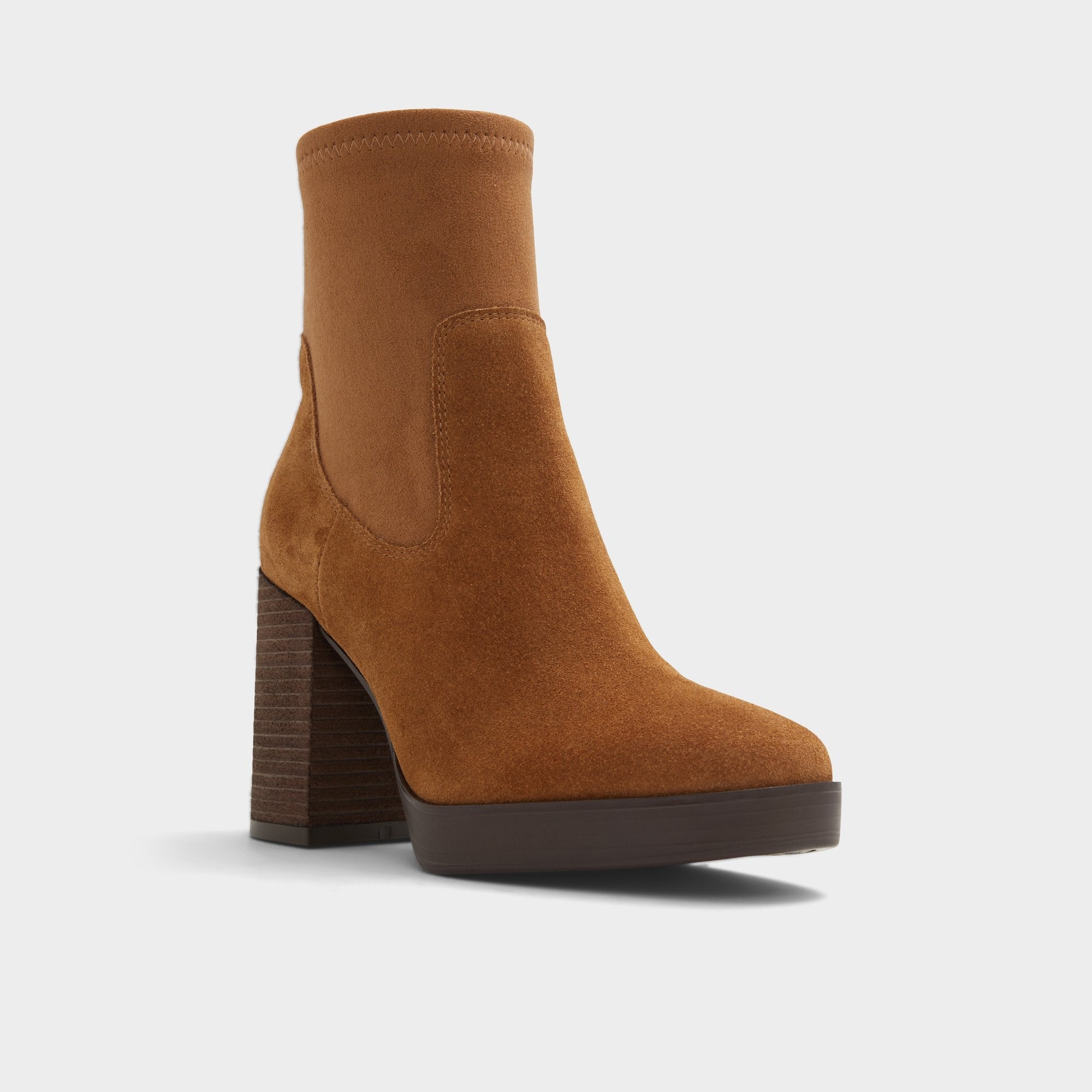 Voss Dark Brown Women's Casual boots - Ankle boot, Block heel | Aldo discount