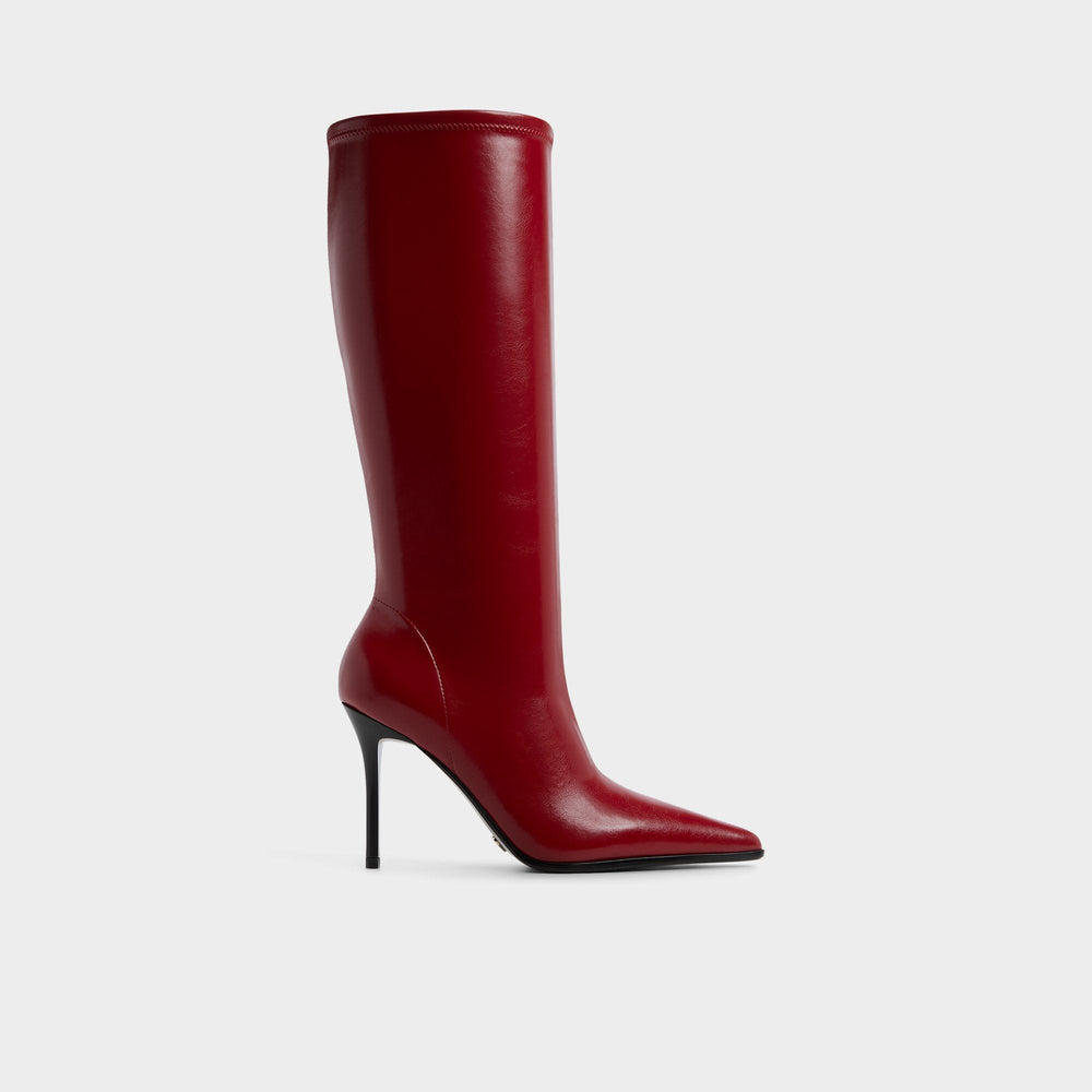 Re in Emily Medium Red - Knee-high boot, Stiletto heel | Aldo discount