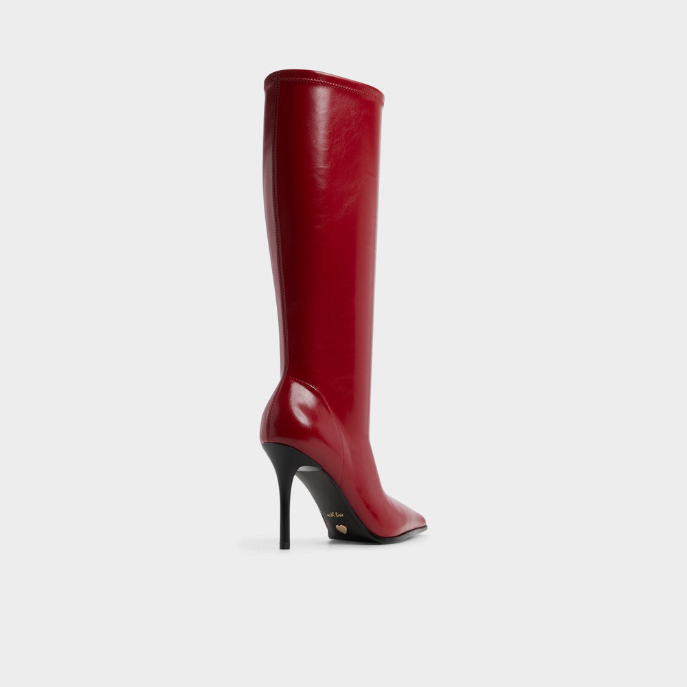 Re in Emily Medium Red - Knee-high boot, Stiletto heel | Aldo discount