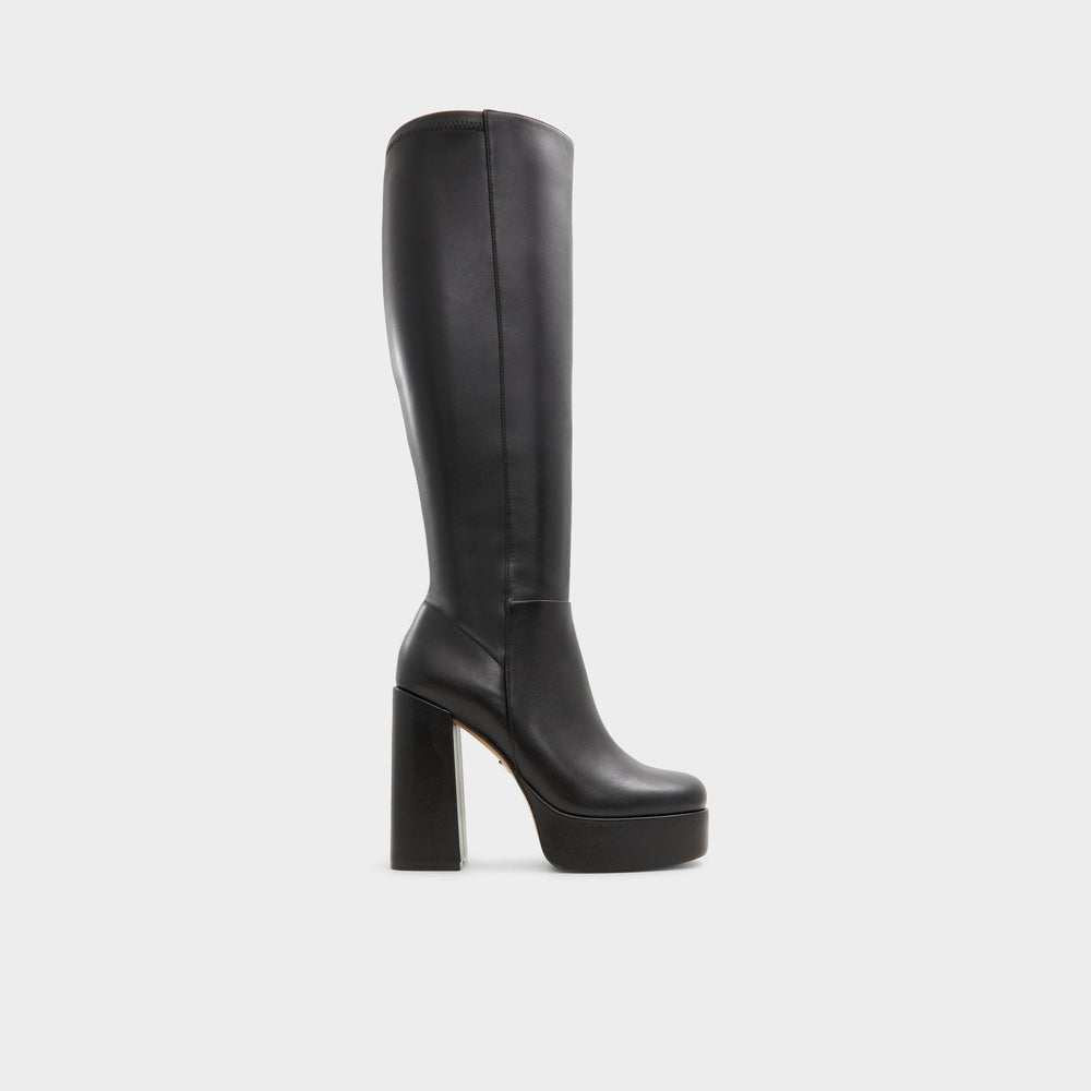Albie Black Women's Tall Boots - Knee-high boot, Platform | Aldo outlet