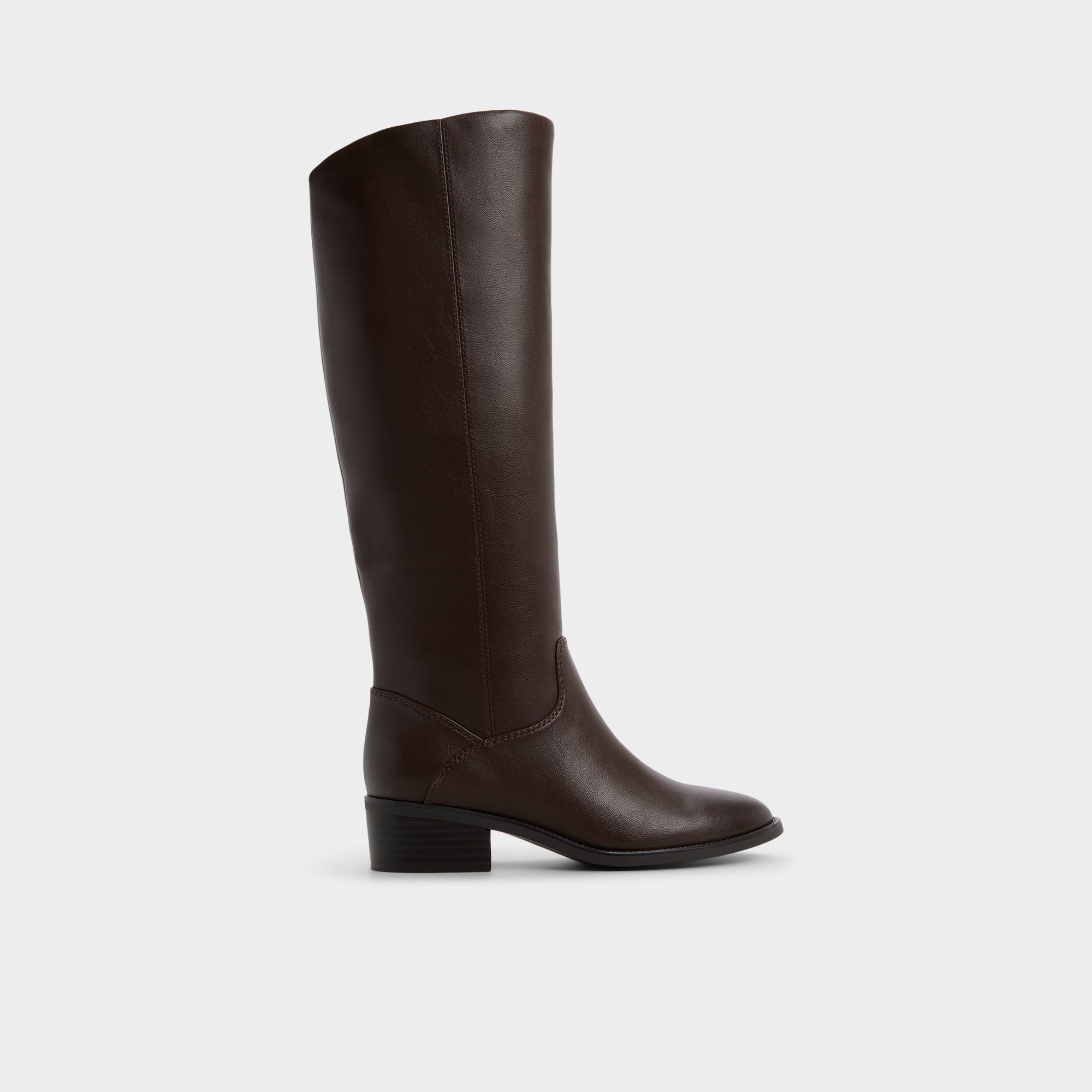 Kaydienh in Dark Brown - Knee-high boot, Block heel | Aldo online