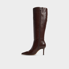 Saphiria Dark Brown Women's Tall Boots - Knee-high boot, Stiletto heel | Aldo on sale