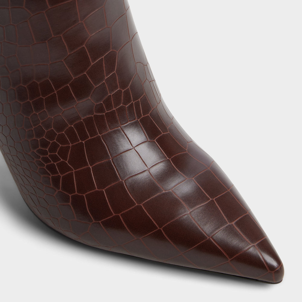 Saphiria Dark Brown Women's Tall Boots - Knee-high boot, Stiletto heel | Aldo on sale