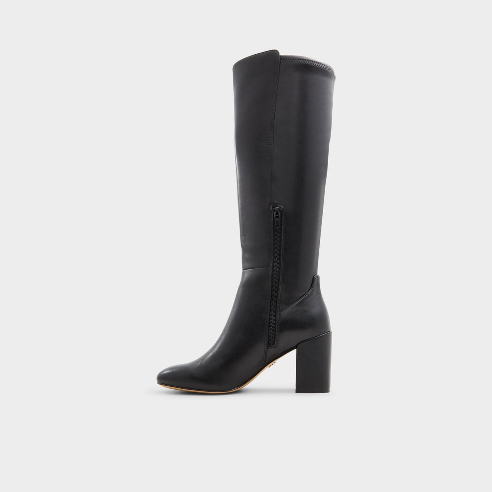 Satori-wc Black/Black Women's Tall Boots - Knee-high boot, Block heel | Aldo for sale