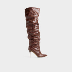Daroba in Dark Brown - Over-the-knee boot, Stiletto heel | Aldo on sale