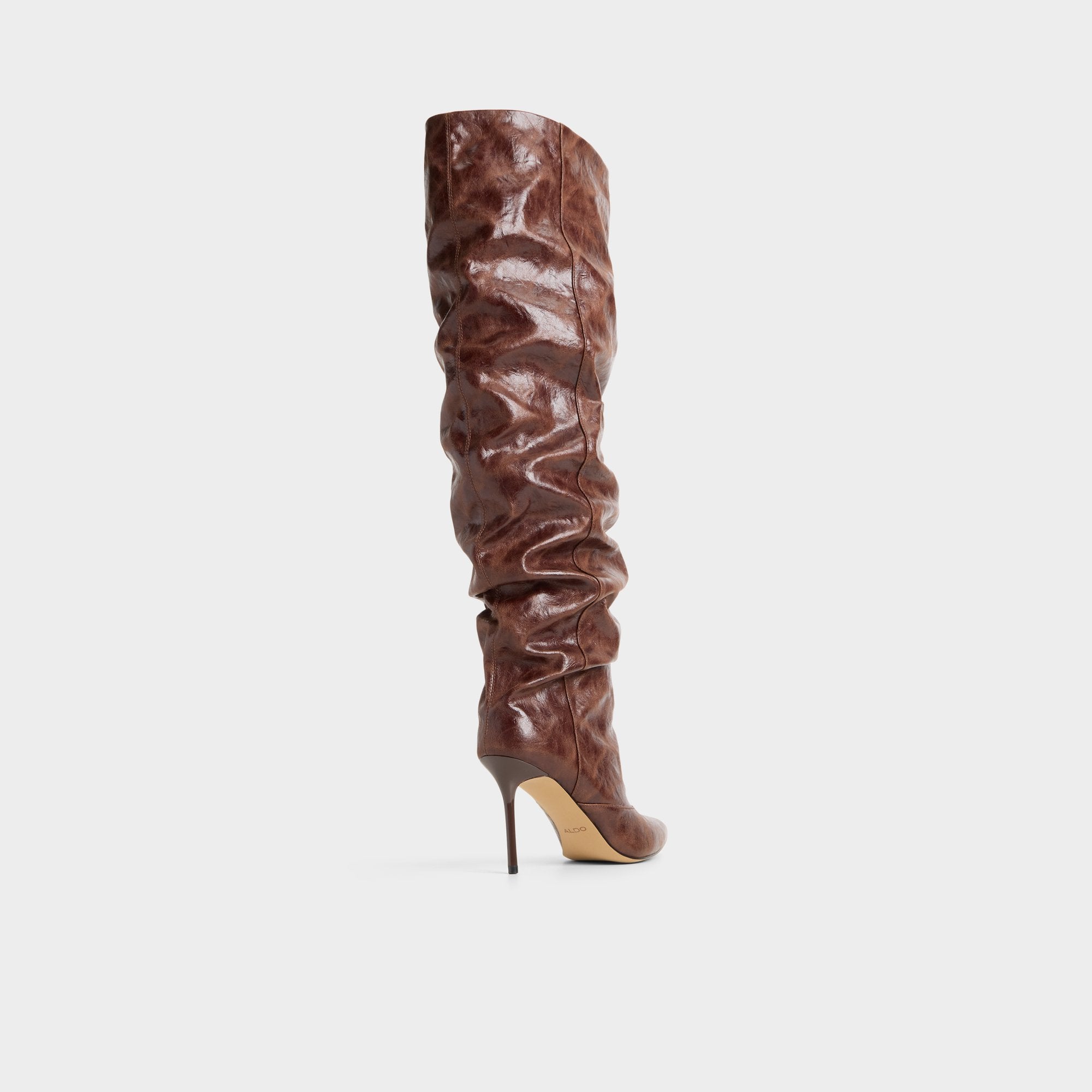 Daroba in Dark Brown - Over-the-knee boot, Stiletto heel | Aldo on sale