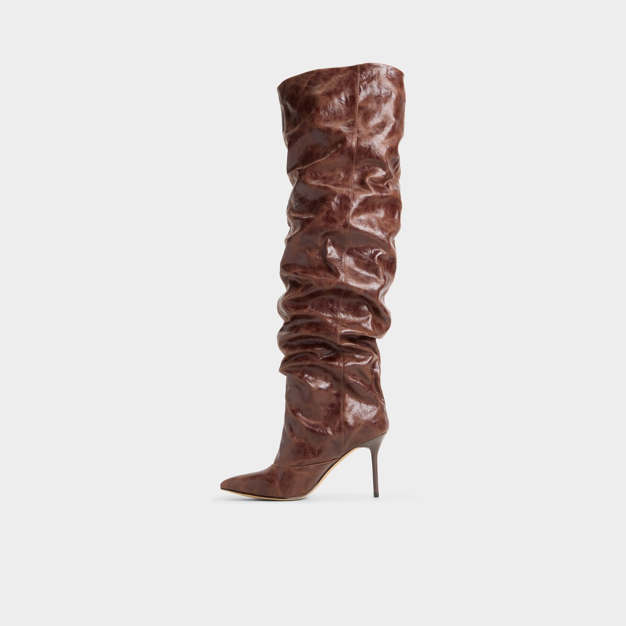 Daroba in Dark Brown - Over-the-knee boot, Stiletto heel | Aldo on sale