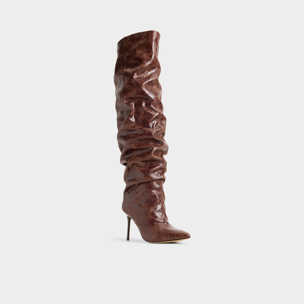 Daroba in Dark Brown - Over-the-knee boot, Stiletto heel | Aldo on sale