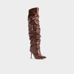 Daroba in Dark Brown - Over-the-knee boot, Stiletto heel | Aldo on sale