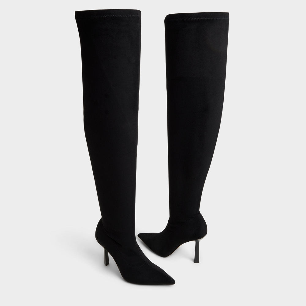 Caldan in Black - Over-the-knee boot, Stiletto heel | Aldo for sale