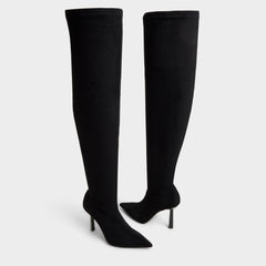 Caldan in Black - Over-the-knee boot, Stiletto heel | Aldo for sale